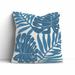 Birch Lane™ Elsa Square Pillow Cover & Insert Polyester/Polyfill in Blue | 18 H x 18 W x 5 D in | Wayfair 19E132A9B9384887A84DFD42A23EFD84