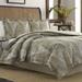 Tommy Bahama Home Raffia Palms Reversible Comforter Set by Tommy Bahama Bedding Cotton in Gray/White | Wayfair 223532