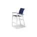 Telescope Casual Bazza Stacking Patio Dining Chair Sling in White | 43.5 H x 26.5 W x 26.5 D in | Wayfair Z39613D01