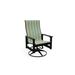 Telescope Casual Leeward MGP Sling Dining Swivel Rocker Metal/Sling in Black | 38.5 H x 29 W x 28.5 D in | Outdoor Dining | Wayfair 945853501