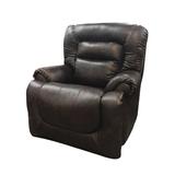 Southern Motion All Star 46" Wide Power Zero Clearance Standard Recliner Leather Match/Genuine Leather | 49 H x 46 W x 44 D in | Wayfair