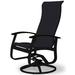 Red Barrel Studio® Hinch Outdoor Rocking Chair in Black | 39 H x 27.5 W x 28.5 D in | Wayfair AE321F44119941D1BF931E21EF8BF5FA