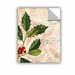 The Holiday Aisle® Mayberry Vintage Noel Removable Wall Decal Canvas/Fabric in Brown/Green/Red | 18 H x 14 W in | Wayfair