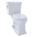 TOTO Promenade® II 1 GPF Elongated Two-Piece Toilet (Seat Not Included), Cotton | 31.25 H x 17.75 W x 28.5 D in | Wayfair CST404CUFG#01