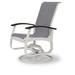 Red Barrel Studio® Hinch Swivel Patio Dining Chair Sling in White | 39 H x 27.5 W x 28.5 D in | Wayfair 8C3B8FFF874C431C91DDA6E7F836E803