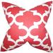 The Pillow Collection Titian Geometric Bedding Sham 100% Cotton in Pink | 26 H x 26 W x 8 D in | Wayfair EURO-PP-FYNN-TIMBERWOLF-C100