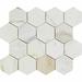 Tile & Mosaic Depot 3" x 3" Marble Honeycomb Mosaic Wall & Floor Tile Natural Stone/Marble in Gray/White | 3 H x 3 W x 0.38 D in | Wayfair