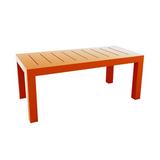 Vondom Jut Plastic Dining Table Plastic in Orange | 29.5 H x 35.5 W x 20.75 D in | Outdoor Dining | Wayfair 44406F-ORANGE