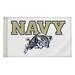 Victory Corps NCAA Polyester House Flag | 36 H x 60 W in | Wayfair 810003NAVY-003