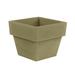 Vondom Vaso Matt Polyethylene Pot Planter Resin/Plastic in Brown | 10.25 H x 11.75 W x 11.75 D in | Wayfair 41530-KHAKI