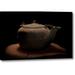 Fleur De Lis Living Cast Iron Tea Kettle by C. Thomas McNemar - Photograph Print on Canvas in Black/Brown | 11 H x 16 W x 1.5 D in | Wayfair