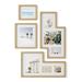 Umbra 4 Piece Matte Plastic Gallery Wall Set Plastic in Brown | 27.25 H x 15.13 W x 3.25 D in | Wayfair 1015592-1104