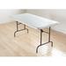 Iceberg Enterprises Rectangular Portable Folding Table Plastic/Resin in Gray/Black | 29 H x 48 W x 24 D in | Wayfair 65207