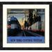 Global Gallery 'New York Central System/Along the Water Level Route' by Leslie Ragan Framed Vintage Advertisement Paper in Gray/Indigo | Wayfair