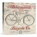 Global Gallery 'UK Bikes' by Skip Teller Vintage Advertisement on Wrapped Canvas Canvas | 18 H x 18 W x 1.5 D in | Wayfair GCS-459237-1818-142