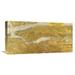 Global Gallery 'Gilded Map of New York City' by Joannoo Graphic Art on Wrapped Canvas in Yellow | 12 H x 24 W x 1.5 D in | Wayfair