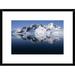 Global Gallery 'Ice Clad Mountains, Paradise Bay, Antarctica' Framed Photographic Print Paper in Blue/White | 18 H x 24 W x 1.5 D in | Wayfair