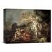 Global Gallery 'Battle of Minerva Against Mars' by Jacques-Louis David Painting Print on Wrapped Canvas in Brown/Gray | Wayfair GCS-281948-16-142