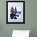 Winston Porter 'Haliburton Morning' Framed Painting Print on Canvas Canvas | 14 H x 11 W x 0.75 D in | Wayfair ALI0920-B1114MF