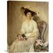 Global Gallery 'Portrait of a Lady' by John Henry Frederick Bacon Painting Print on Wrapped Canvas Canvas | 22 H x 17.11 W x 1.5 D in | Wayfair