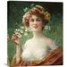 Global Gallery 'Blossoming Beauty' by Emile Vernon Painting Print on Wrapped Canvas in Brown/Green/Yellow | 22 H x 18.21 W x 1.5 D in | Wayfair