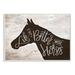 Stupell Industries 'Better w/ Horses Texture Farm Animal Design' by Gigi Louise - Graphic Art Print in Brown | 10 H x 15 W x 0.5 D in | Wayfair