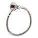 Symple Stuff Gaeta Wall Mounted Towel Ring Metal in Black | 6.75 H x 6.5 W x 2.25 D in | Wayfair CF8C52961B504403AF628155517129A8