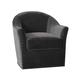 Barrel Chair - Fairfield Chair Bosley 34" Wide Swivel Barrel Chair Fabric in Gray | 34 H x 34 W x 34 D in | Wayfair 6111-31_3162 63_1009AgedBronze