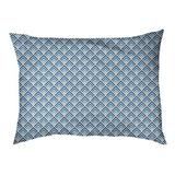 Tucker Murphy Pet™ Campion Geometric Outdoor Dog Pillow Polyester in Gray/Indigo | 17 H x 52 W x 17 D in | Wayfair 6A2695252FB14D7CBFD6CCF47B2C983E