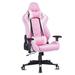 Inbox Zero High-Back Swivel Gaming Chai Foam Padding in Pink/White | 54.72 H x 27.17 W x 20.86 D in | Wayfair ED2FA40E7C724B898438CE452BEF8DD1