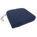 Darby Home Co Encinitas Double-Piped Indoor/Outdoor Sunbrella Contour Chair Cushion w/ Ties & Zipper | 3.5 H x 23 W in | Wayfair