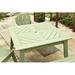 Latitude Run® Boganville Wood Dining Table Wood in Blue | 29.5 H x 48 W x 43 D in | Outdoor Dining | Wayfair 57DD87CC7E3142CFA3C34A577391A4C9