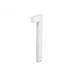 Montague Metal Products Inc. 4 in. Flat Floating Mount House Number Metal in White | 4 H x 2.88 W x 0.31 D in | Wayfair MHN-04-F-WE1-1