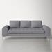 AllModern Glenn Round Arm Sofa Wood/Polyester in Gray | 31.89 H x 85.43 W x 36.5 D in | Wayfair 325B0CD602C94976B1868F7C96AE3932