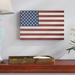 Charlton Home® 'U.S. Constitution American Flag' - Wrapped Canvas Graphic Art Print Canvas in Blue/Red | 8 H x 12 W x 0.75 D in | Wayfair