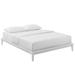 Lodge Wood Platform Bed Frame by Modway in White | 10.5 H in | Wayfair MOD-6054-WHI