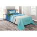 East Urban Home Hypnotic Sea Microfiber Coastal Coverlet/Bedspread Set Microfiber in Blue/Green | Twin Bedspread + 1 Sham | Wayfair