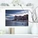 East Urban Home Landscape Sea & Shore 'Island Sea Resort' - Wrapped Canvas Photograph Print Canvas in Blue/Gray | 12 H x 20 W x 1 D in | Wayfair