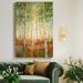 Lark Manor™ Arati Birch Woods by J Paul - Wrapped Canvas Print Canvas in Brown/Green/Yellow | 12 H x 8 W x 1.5 D in | Wayfair