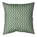 Latitude Run® Avicia Wavy Square Pillow Cover & Insert Polyester/Polyfill in Green | 26 H x 26 W x 9.5 D in | Wayfair