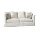 Rosecliff Heights Charlene 85" Flared Arm Sofa Bed w/ Reversible Cushions Polyester/Other Performance Fabrics in Brown | Wayfair