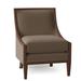 Accent Chair - Fairfield Chair Foley 27" Wide Parsons Chair, Wood in Blue/Brown | 37 H x 27 W x 31.5 D in | Wayfair 6023-01_9508 97_Walnut