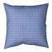 Latitude Run® Avicia Diamonds Square Pillow Cover & Insert Polyester/Polyfill in Orange/Blue | 18 H x 18 W x 3 D in | Wayfair