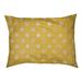 Tucker Murphy Pet™ Chenault Moon Phases Indoor Dog Pillow Polyester/Fleece in White/Yellow | 6 H x 28 W in | Wayfair