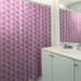 East Urban Home Classic Skyscrapers Single Shower Curtain Polyester in Pink/Indigo | 74 H x 71 W in | Wayfair 86B780D40E5B4131AD9DCAE7DBAE6321