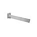 Symple Stuff Gaither Adjustable Wall Mounted Towel Rack Metal in Gray | 1.75 H x 3 D in | Wayfair 76CCAADBE0CE4908901F5CC8ED63B455