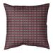 Latitude Run® Avicia Diamonds Square Pillow Cover & Insert Polyester/Polyfill in Red | 20 H x 20 W x 3 D in | Wayfair