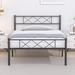 Trent Austin Design® Kempst 35" Steel Bed Frame Metal in Black | 35 H x 40 W x 78 D in | Wayfair 41CDCC75AA8E40ADB406E75996050EE5