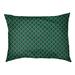 Tucker Murphy Pet™ Campion Reverse Ombre Geometric Cat Bed Designer Pillow Fleece, Polyester in Green | 17 H x 42 W x 52 D in | Wayfair