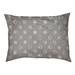 Tucker Murphy Pet™ Chenault Moon Phases Indoor Dog Pillow Polyester/Fleece in Gray/White/Yellow | 7 H x 50 W x 36 D in | Wayfair